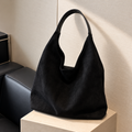 ELVic Wear™ Women's Luxe Suede Commuter Shoulder Bag