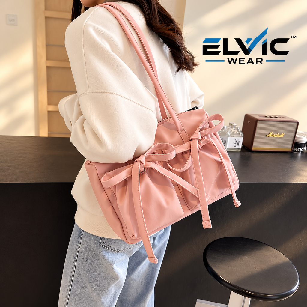 ELVic Wear™ Women's Bow Detail Everyday Tote Bag