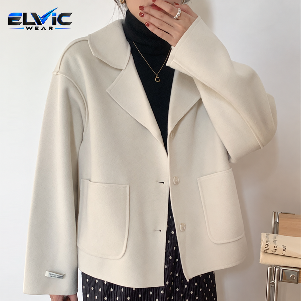 ELVic Wear™ Women’s Relaxed-Fit Single-Breasted Blazer
