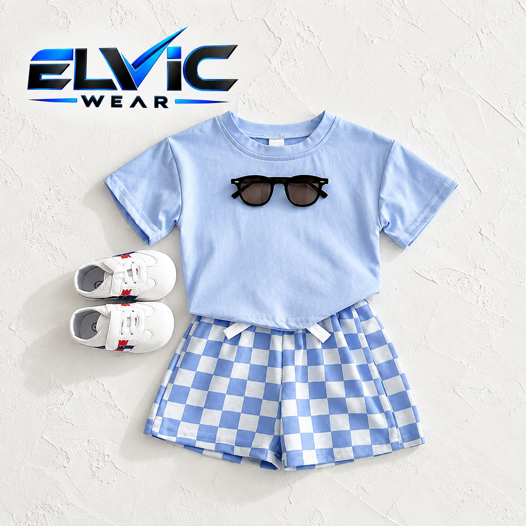 ELVic Wear™ Korean-Style Baby Two-Piece Outfit