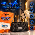 ELVic Wear™ Women's Luxe Ruched Leather Shoulder Bag