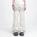 ELVic Wear™ Women's Vintage Washed Wide-Leg Flared Jeans