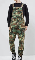 ELVic Wear™ Men's Camouflage Cargo Overalls – Streetwear Jumpsuit