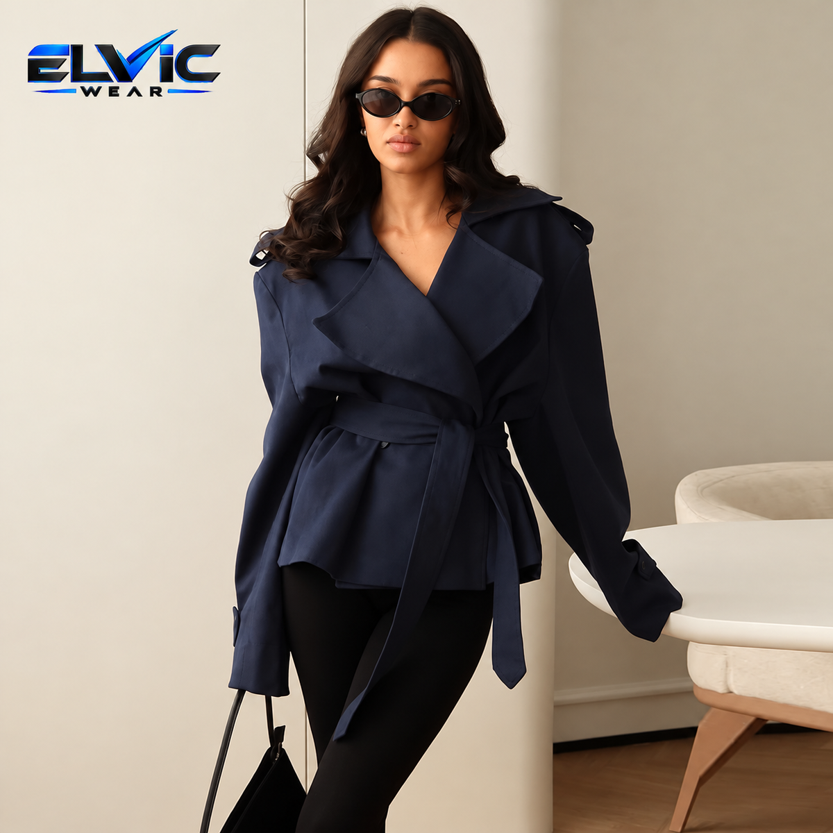 ELVic Wear™ Women’s Fitted Long-Sleeve Coat