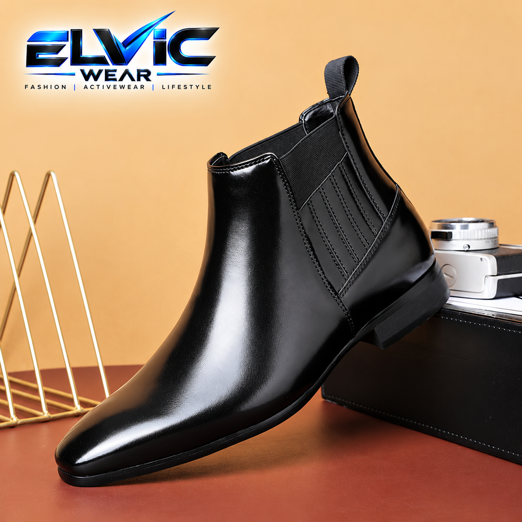 ELVic Wear™ Executive Chelsea Boots – Men’s Formal Dress Boots